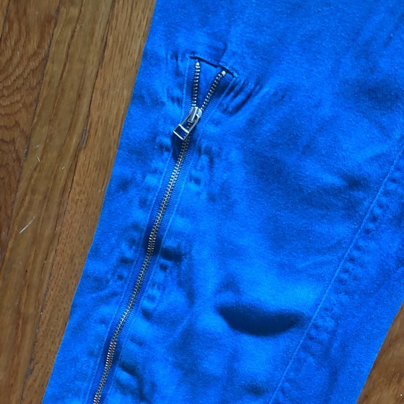 Unconditional blue pants with zipper back legs - Picture 4 of 4